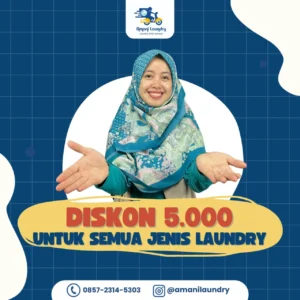 Amani Laundry Promo laundry: diskon Rp5.000 untuk cuci karpet dan selimut, 20–26 Oktober Sukabumi
