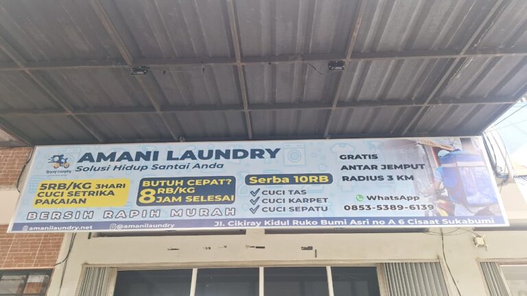 laundry murah cisaat