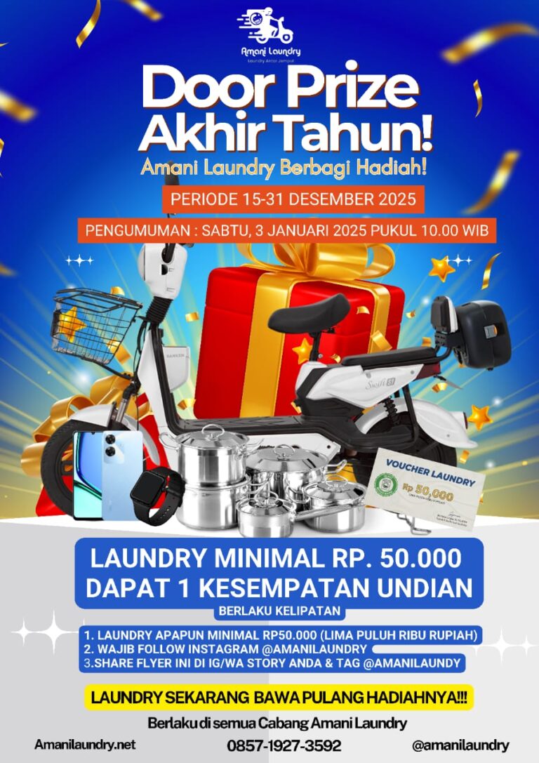 LAUNDRY TERDEKAT CISAAT PROMO AKHIR TAHUN 2025